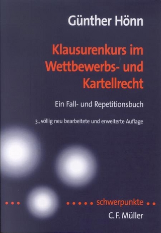 Klausurenkurs im Wettbewerbs- und Kartellrecht