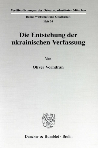 Die Entstehung der ukrainischen Verfassung.