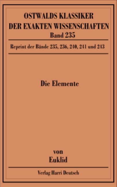 Die Elemente -  Euklid