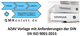 Musterhandbuch AZAV nach DIN EN ISO 9001:2015