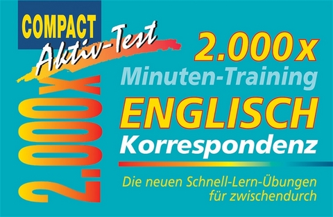 2000 &times; Minuten-Training - Englisch: Korrespondenz