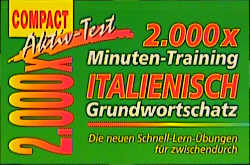 2000 &times; Minuten-Training Italienisch Grundwortschatz - Anna M Hoffmann di Marzio