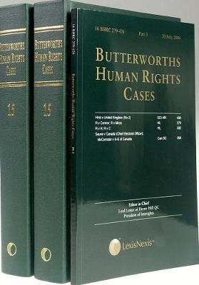 Butterworths Human Rights Cases Set - Jeremy McBride
