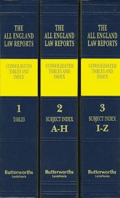 All England Law Reports Consolidated Tables and Index 1936-2014