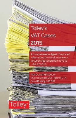 Tolley's VAT Cases 2015 - Rhianon Davies, David Rudling
