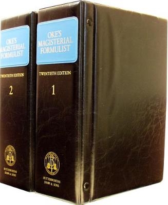 Oke&rsquo;s Magisterial Formulist - St John Pilkington