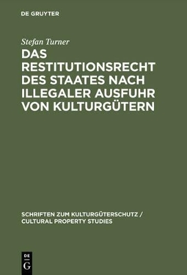 Das Restitutionsrecht des Staates nach illegaler Ausfuhr von Kulturgütern
