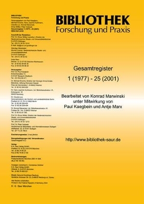 Bibliothek - Forschung und Praxis