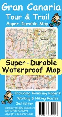 Gran Canaria Super-Durable Tour & Trail Map