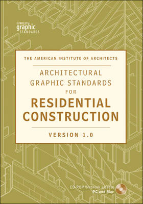 Architectural Graphic Standards for Residential Construction 1.0 CD-ROM Network Version -  American Institute of Architects