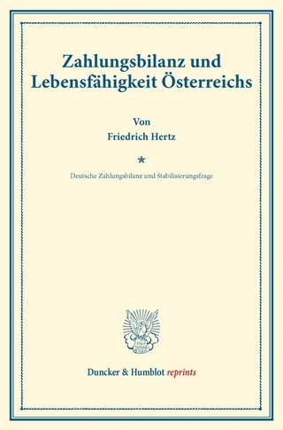 Zahlungsbilanz und Lebensfähigkeit Österreichs.