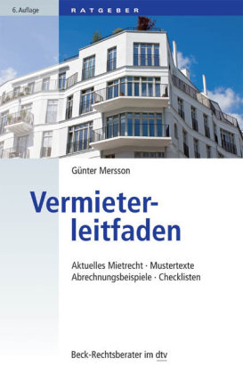 Vermieterleitfaden - G&uuml;nter Mersson