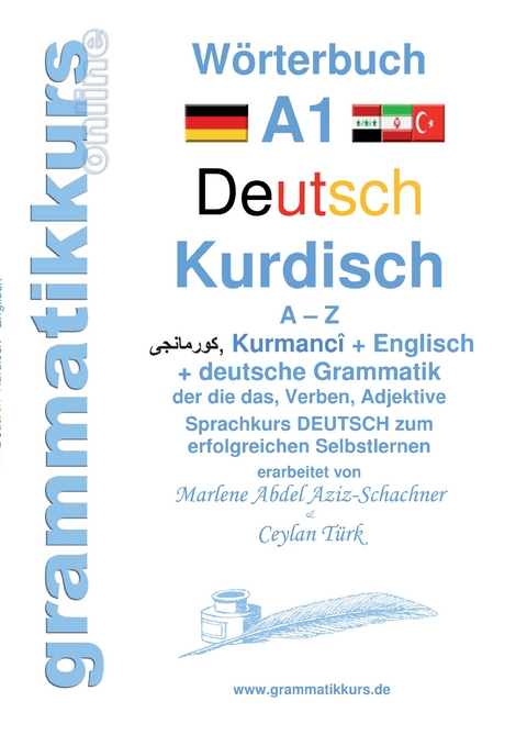 W&ouml;rterbuch Deutsch - Kurdisch-Kurmandschi- Englisch A1 - Marlene Abdel Aziz - Schachner