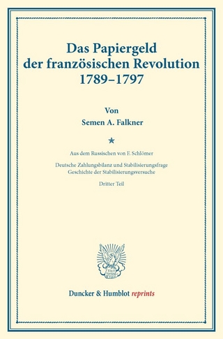 Das Papiergeld der französischen Revolution 1789–1797.