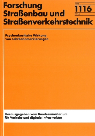 Psychoakustische Wirkung von Fahrbahnmarkierungen