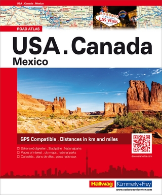 Hallwag Strassenatlas USA, Canada, Mexico - 