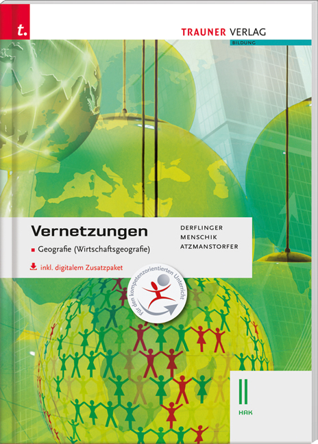 Vernetzungen - Geografie (Wirtschaftsgeografie) II HAK inkl. digitalem Zusatzpaket - Peter Atzmanstorfer, Manfred Derflinger, Gottfried Menschik