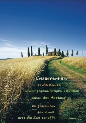 Faltkarte "Gelassenheit" - 5 St&uuml;ck - Hans-Joachim Eckstein
