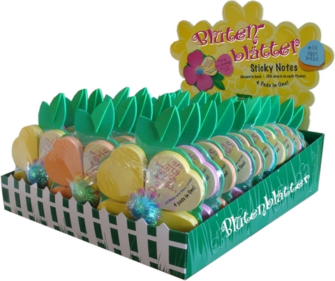 Bl&uuml;tenbl&auml;tter Haftnotizen Sortiment