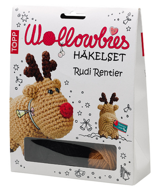 Wollowbies Häkelset Rudi Rentier