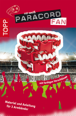 Paracord Fan Set rot-weiß