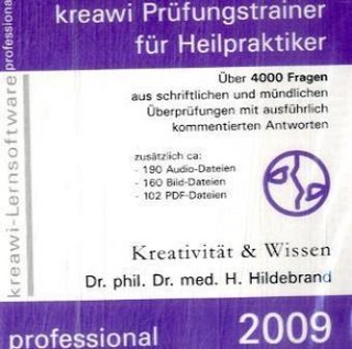 kreawi-Prüfungstrainer für Heilpraktiker CD-ROM Lernsoftware, professional