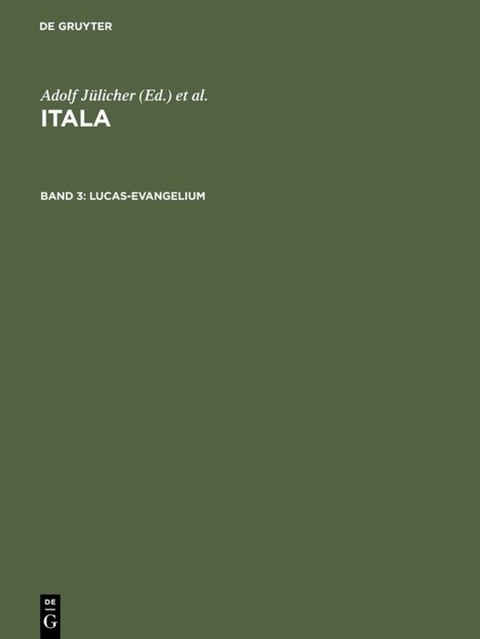 Itala / Lucas-Evangelium