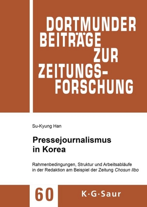Pressejournalismus in Korea - Su-Kyung Han