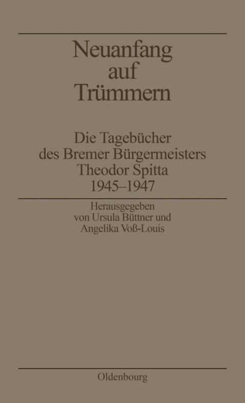 Neuanfang auf Tr&uuml;mmern - 