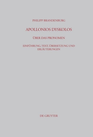 Apollonios Dyskolos. Über das Pronomen