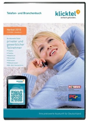 klickTel Telefon- und Branchenbuch Herbst 2015, 1 CD-ROM