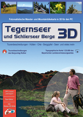 Tegernseer und Schlierseer Berge 3D - 3D RealityMap