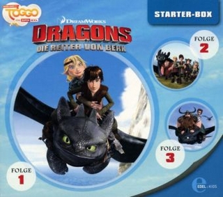 Dragons - Die Reiter von Berk - Dragons Starter-Box, 3 Audio-CD