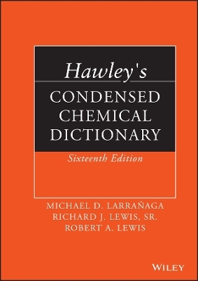 Hawley's Condensed Chemical Dictionary