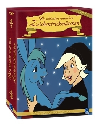 Die sch&ouml;nsten russischen Zeichentrickm&auml;rchen, 4 DVDs