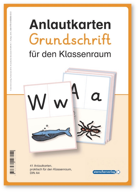 Anlautkarten Grundschrift f&uuml;r den Klassenraum - Katrin Langhans