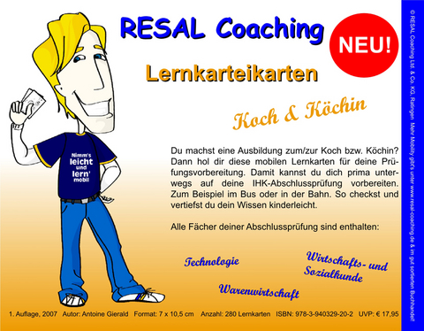 RESAL Coaching Lernkarteikarten Koch/K&ouml;chin - Antoine Gierald