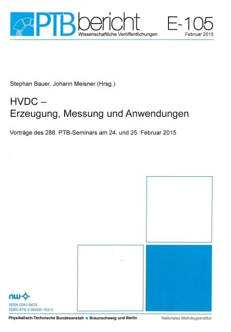 HVDC - Erzeugung, Messung und Anwendungen - 