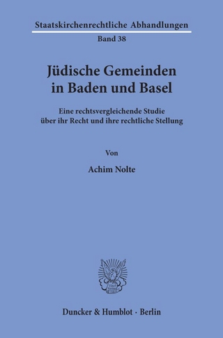 Jüdische Gemeinden in Baden und Basel.