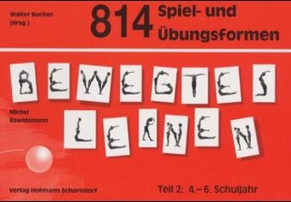 814 Spiel- und Übungsformen Bewegtes Lernen
