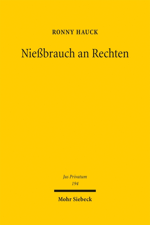 Nie&szlig;brauch an Rechten - Ronny Hauck