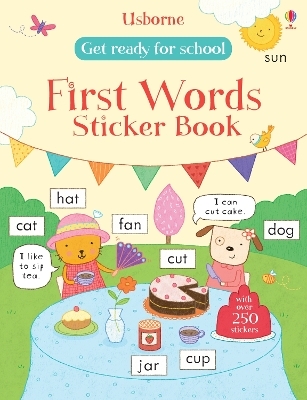 Get Ready for School First Words Sticker Book - Hannah Wood
