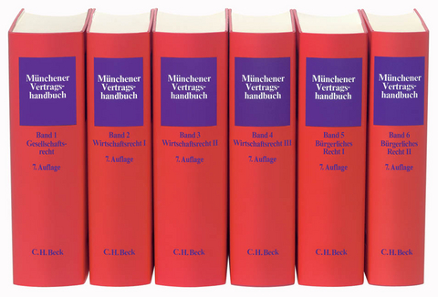 M&uuml;nchener Vertragshandbuch Gesamtwerk