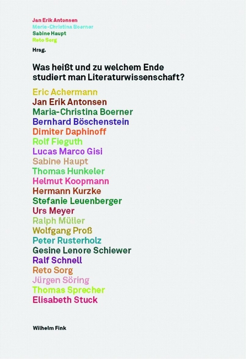 Was hei&szlig;t und zu welchem Ende studiert man Literaturwissenschaft? - 