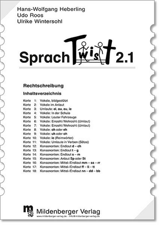 Sprachtwist. Lesen - Spannen - Kontrollieren / 2. Schuljahr: Arbeitskarten mit Selbstkontrolle für Deutsch: 3 Arbeitskartenprogramme mit je 18 Karten