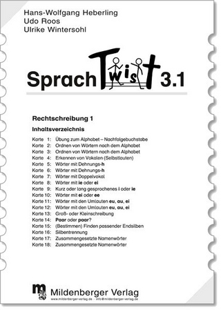 Sprachtwist. Lesen - Spannen - Kontrollieren / 3. Schuljahr: Arbeitskarten mit Selbstkontrolle für Deutsch: 4 Arbeitskartenprogramme mit je 18 Karten