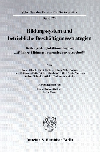 Bildungssystem und betriebliche Beschäftigungsstrategien.
