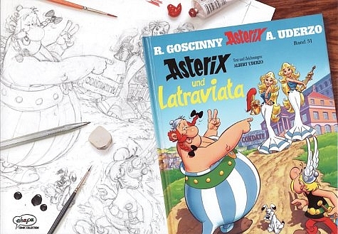 Asterix und Latraviata - Das Skizzenbuch - Albert Uderzo, Rene Goscinny