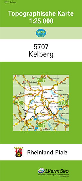TK25 5707 Kelberg -  Landesamt f&uuml;r Vermessung und Geobasisinformation Rheinland-Pfalz