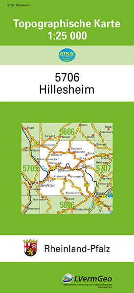 TK25 5706 Hillesheim -  Landesamt f&uuml;r Vermessung und Geobasisinformation Rheinland-Pfalz